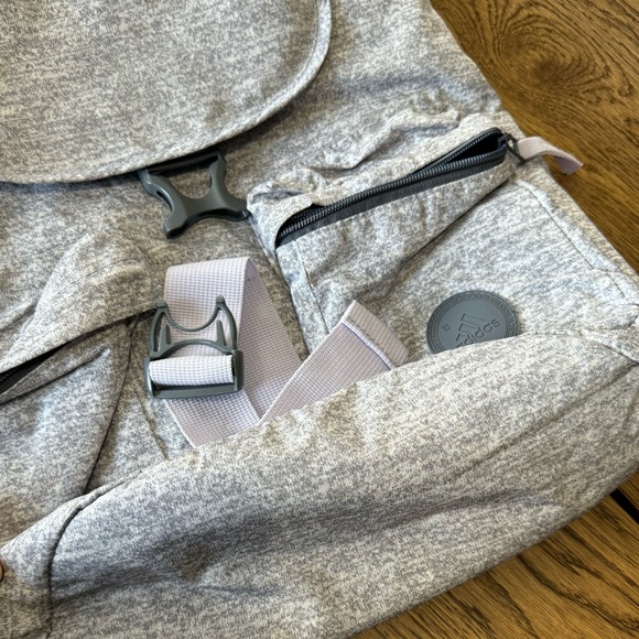 Gray/lavendar used adidas backpack - Picture 3 of 6